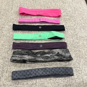 7 lululemon headbands! Buy all together or seperate.